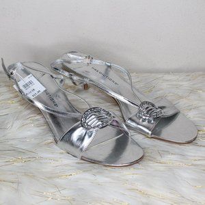 Metallic Silver Short Heel (Brand NEW) never worn